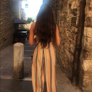 Yellow striped jumper